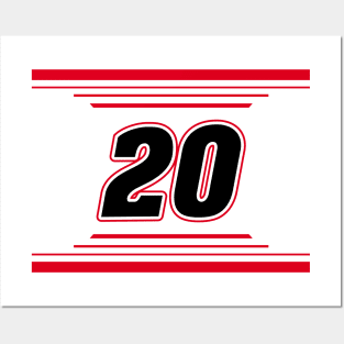 Christopher Bell #20 2024 NASCAR Design Posters and Art